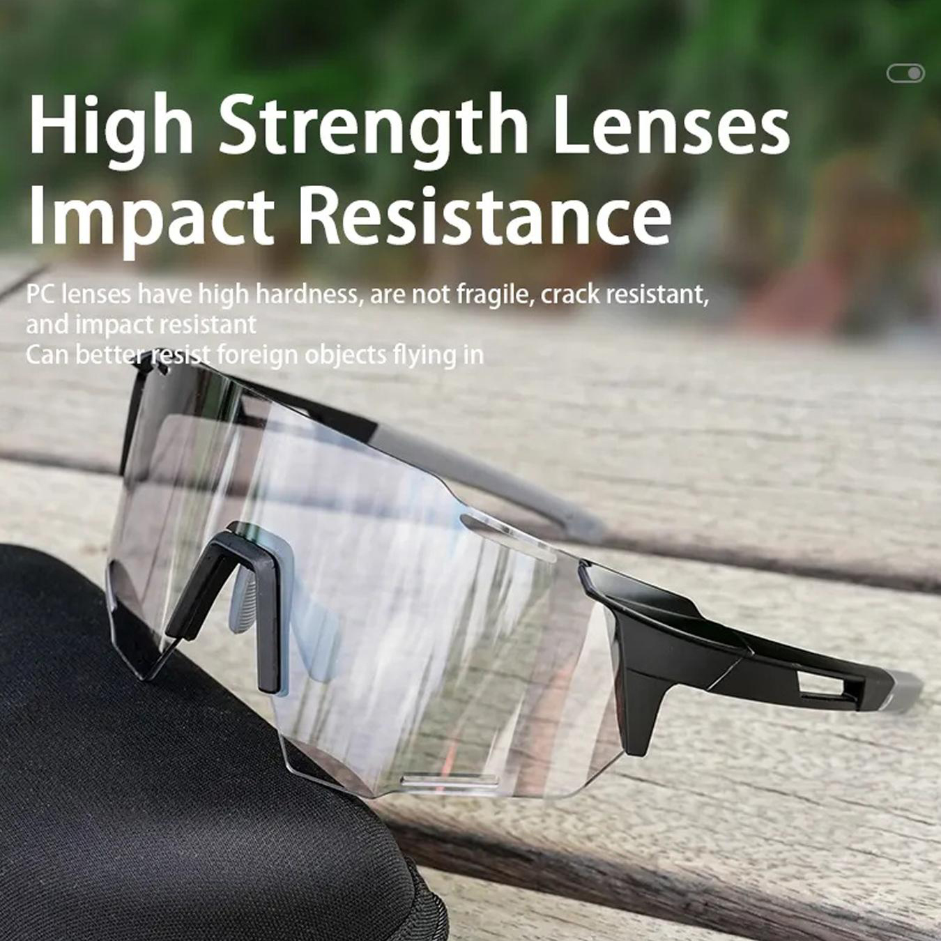 Photochromic Bike Glasses Goggles UV Protection Cycling Sunglasses for Men Women Sports Goggles