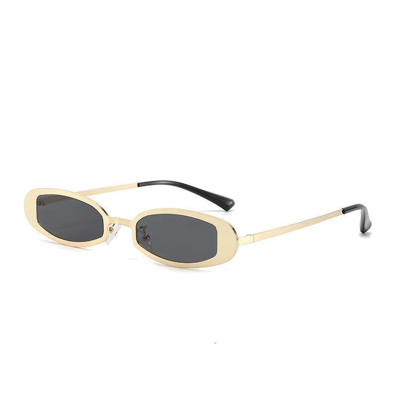 Personality Small Frame Cat Eye Metal for Women Designer Ins 2025 New UV Protection Sunglasses