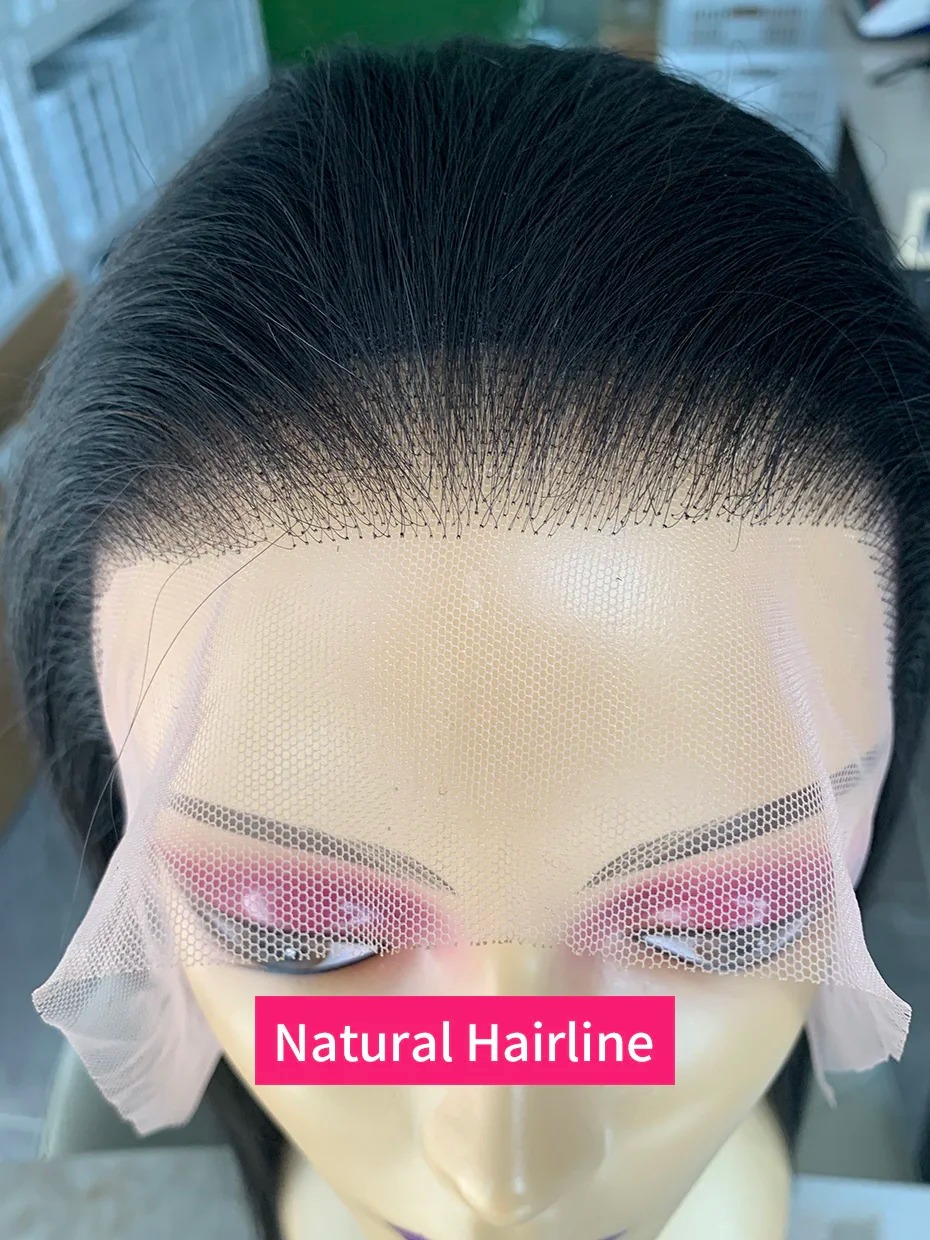 250 Density 100 Human Hair Lace Frontal Wigs Hd Transparent Lace Straight Natural Black 13x6 Bob Wig Ready To Wear Wigs For Women
