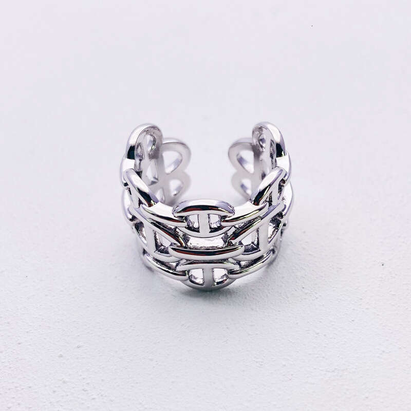 Pig Nose Open Ring for Women Ins Cold Style Cool Exaggerated Fashion Hip Hop Personality Rings Qingdao