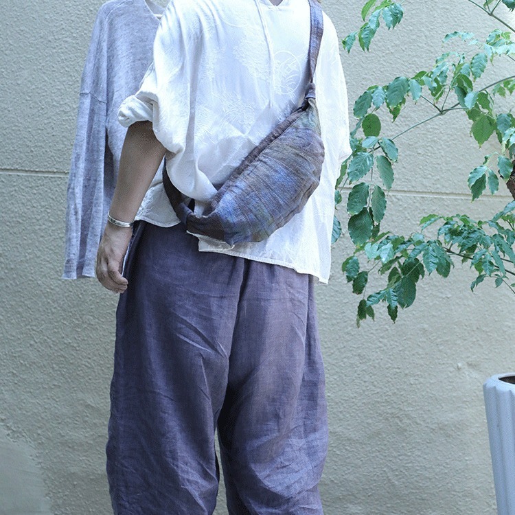 Free Shipping Designer's New Women's Single Shoulder Armpit Bag Simple And Fashionable Artistic Cotton And Linen Canvas Bag Niche Casual Han