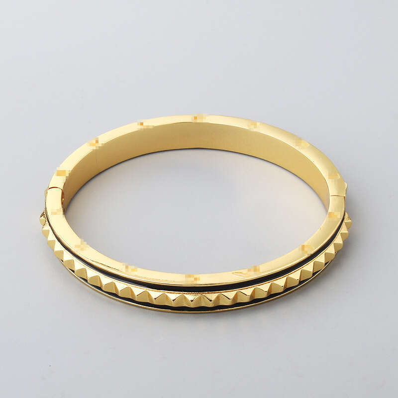 Gear Closed Spring Clasp No. 17 Enamel Bracelet Simple Unisex Jewelry