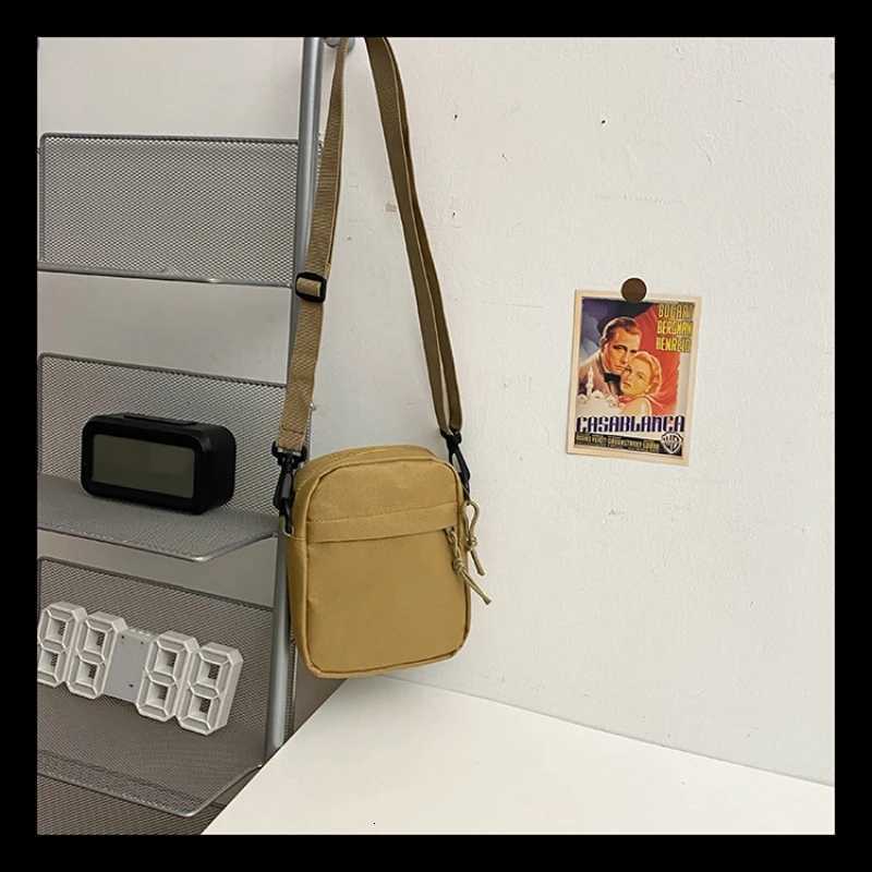 Outdoor Casual Canvas Crossbody Bag Unisex Mini Phone Sling Bag for Men And Women Y250819
