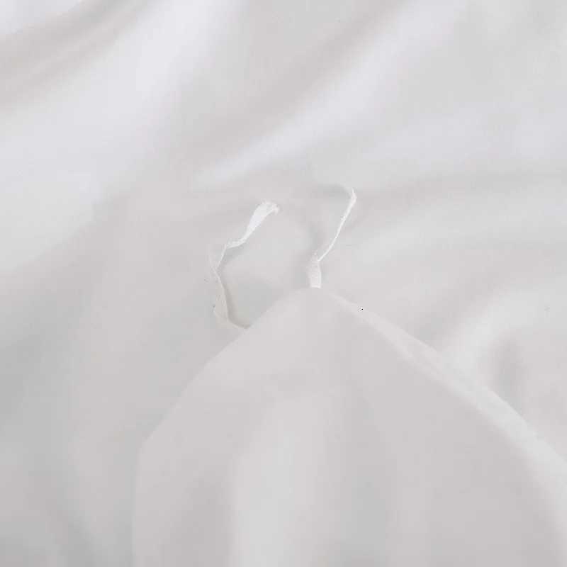 Solid Color Cotton Bedding Set with Duvet Cover Sheet and cases Euro Style Comforter Bed Linens Double Queen King Full Y250819