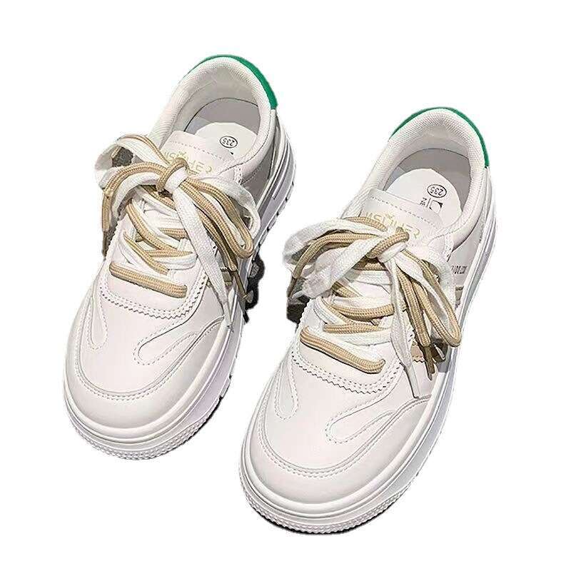 2023 Spring Mesh Breathable White Sneakers for Women New Versatile Sports Casual Dad Shoes Soft Sole Summer Style