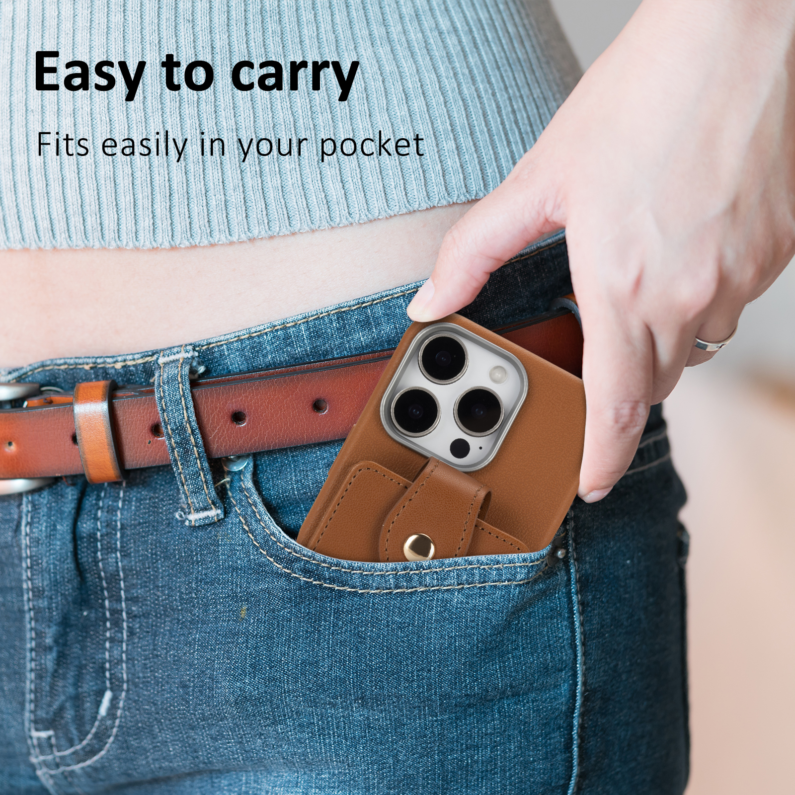 Elegant Handcrafted Leather Cellphone Holster - Ultimate Security Sleeve Compatible With Various Models Including S24 Series