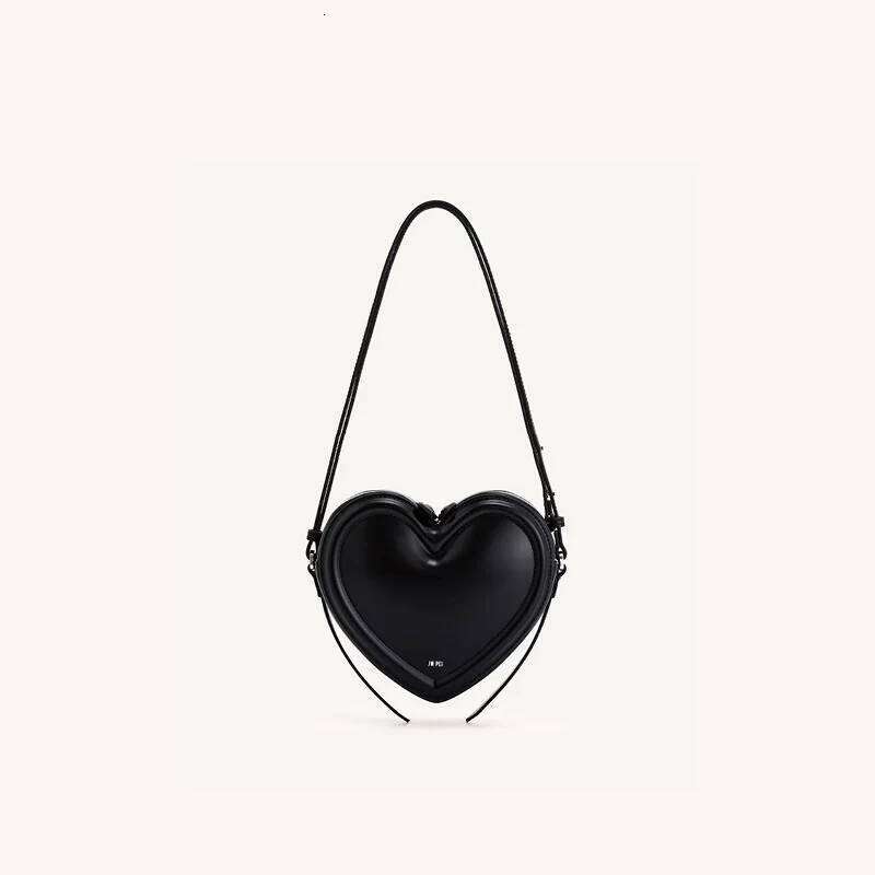 Women's Fashion Commuter Single Shoulder Niche Design Love Bag, Heart shaped Crossbody Bag