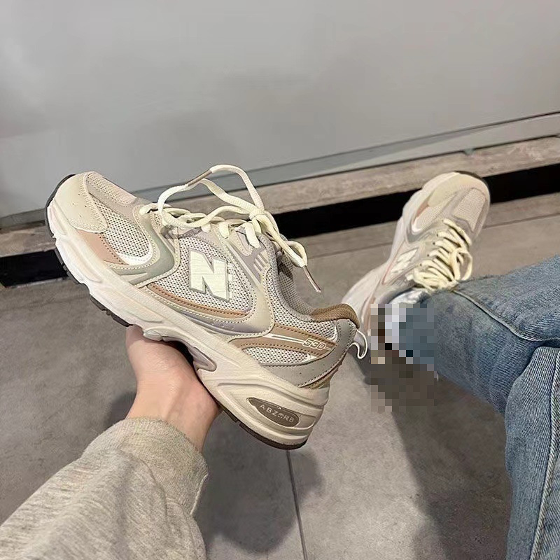 The grey retro sports dad shoes for women are super popular The new Spring/Summer 2025 couple casual running shoes