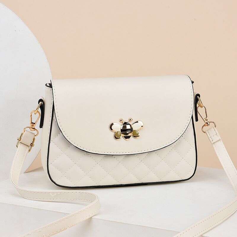 Ins Crossbody Soft Leather Small Round Fashion Simple New Women's Shoulder Bag Trendy Korean Version Fresh Style