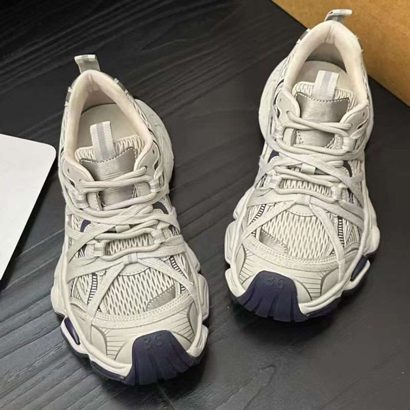 2025 Summer New Thick-Soled Lace-Up Dad Shoes Women, Height-Increasing Mesh Thin Breathable Sneakers for Petite Women