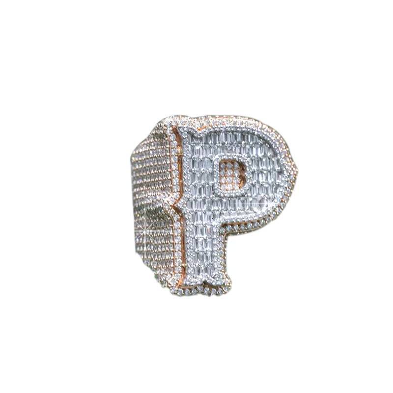 Custom Luxury Fashion Moissanite Rings Hip Hop Pop Jewelry Rings Vs Moissanite Engagement Rings for Men and Women