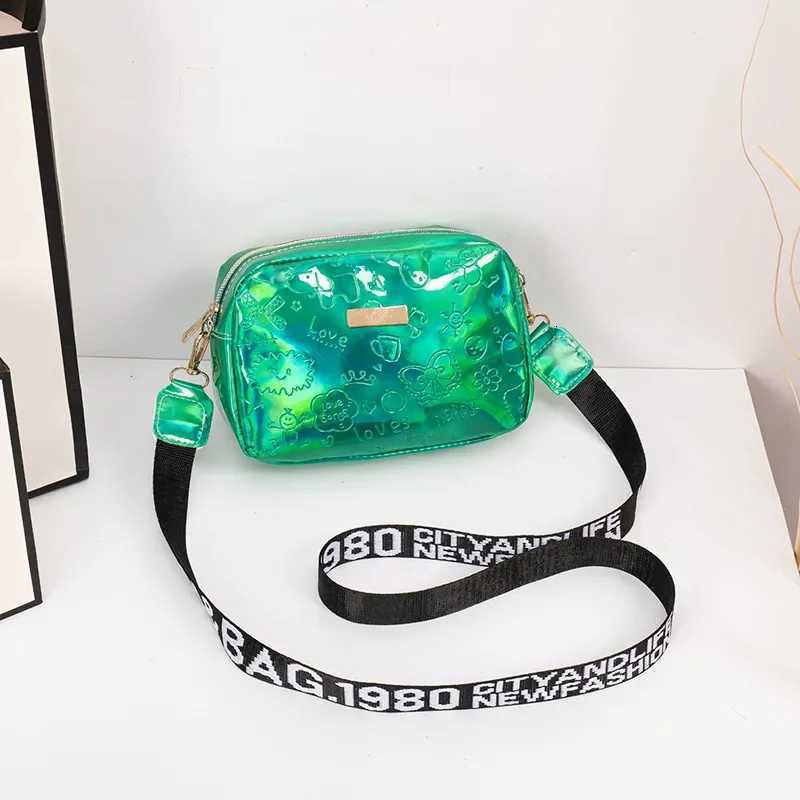 PVC Women Laser Crossbody Bag Fashion Messenger Shoulder Bag PVC Jelly Small Tote Messenger Candy Colors Bags Cosmetic Bag Y250819
