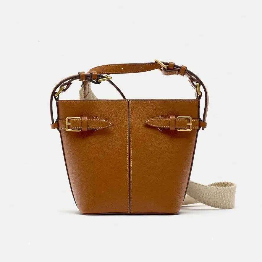 Fashion Women S New Designer Bags All In One Needle Buckle Webbing Single Shoulder Crossbody Bucket Bag