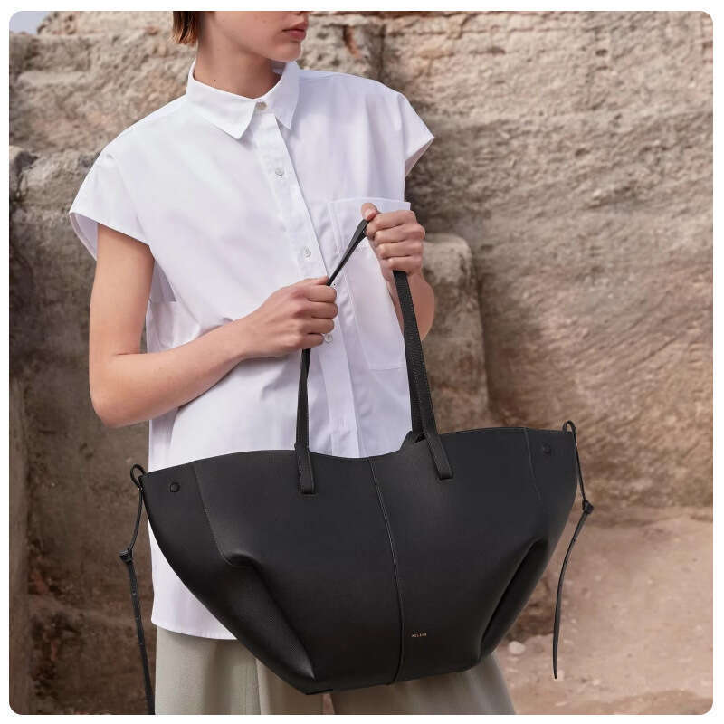 Shoulder Bag Designer Tote for Women Niche Large Capacity Genuine Leather Commuter Handbag