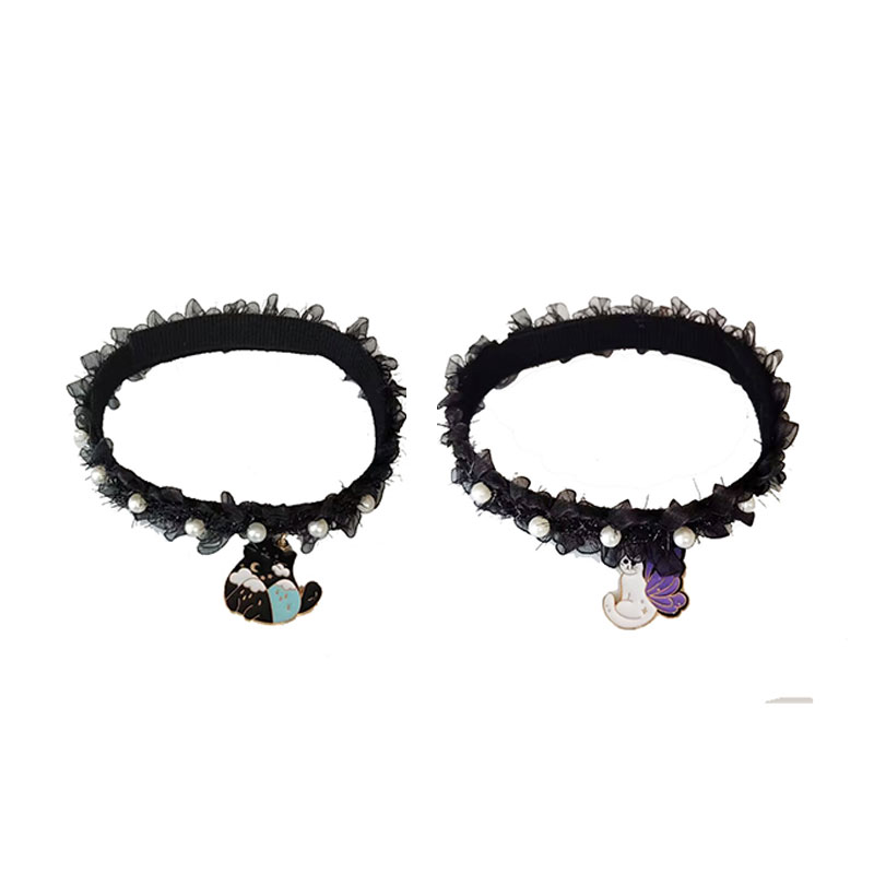 Dog Collar Halloween party pet collar pumpkin pearl cat dog accessory funny decoration Halloween collar