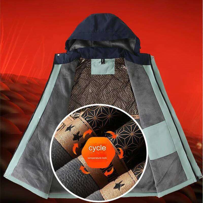 customized Graphene Parkas Puffer Thick Winter Jacket Men Hooded Cotton-padded Warm Coats Casual Outwear LS-C618