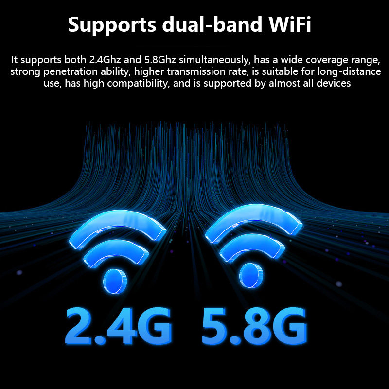 Ultra-Portable 5g MiFi Hotspot Router 4400mAh Large-Capacity Battery 800Mbps wireless Pocket WiFi Sim Card up to 16 users for Travel Remote Work.