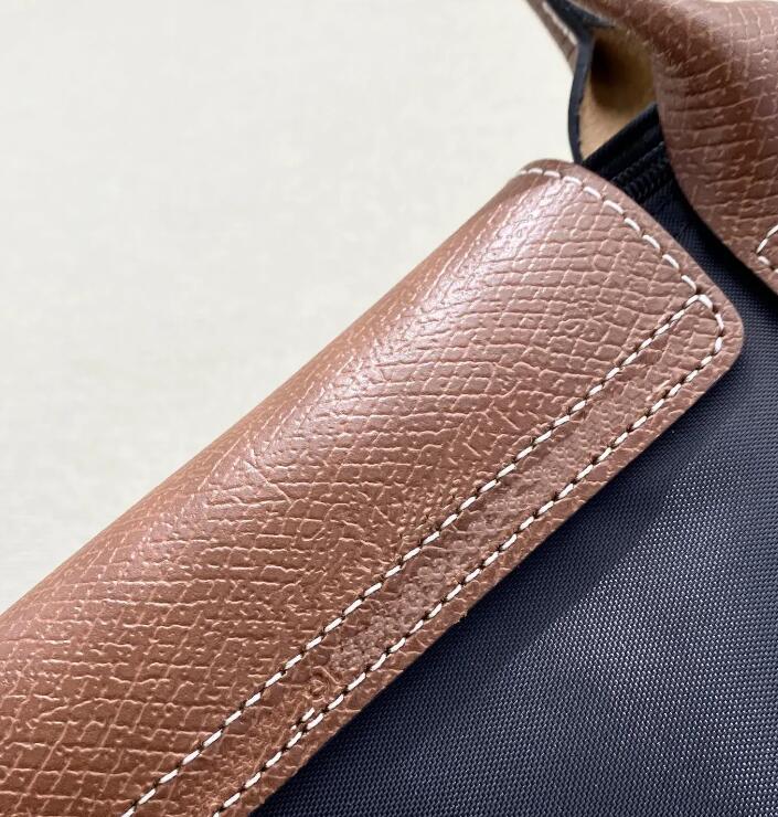 Nylon tote bag handbag foldable outdoor large capacity shopping laptop shoulder bags designer women convenient 3 sizes pink black xb06