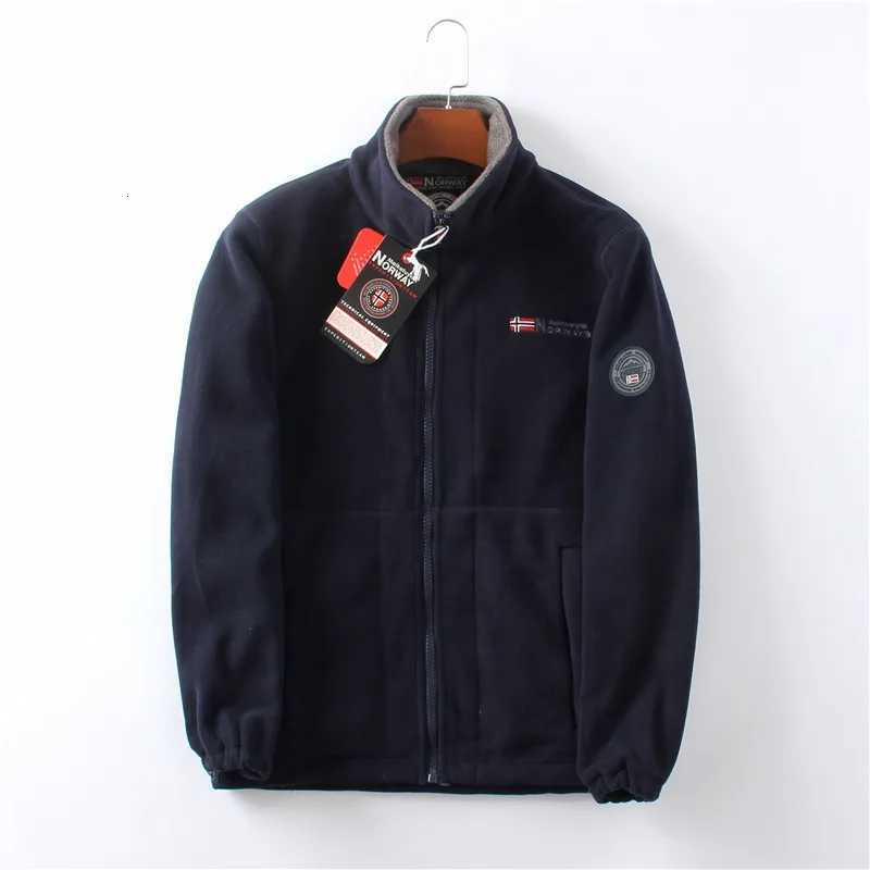 New Winter Thickened Mens Polar Fleece Jacket Stand Collar Plus Size Outdoor Overcoat Warm Norway Jacket Classic Outerwear W250821