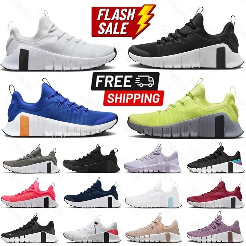 Designer Metcon 5 6 Marathon 6s Running Shoes Womens Mens Trainers Triple Black Anthracite White Light Lemon Twist Hot Punch Jogging Outdoor Sneakers Sports 36-45