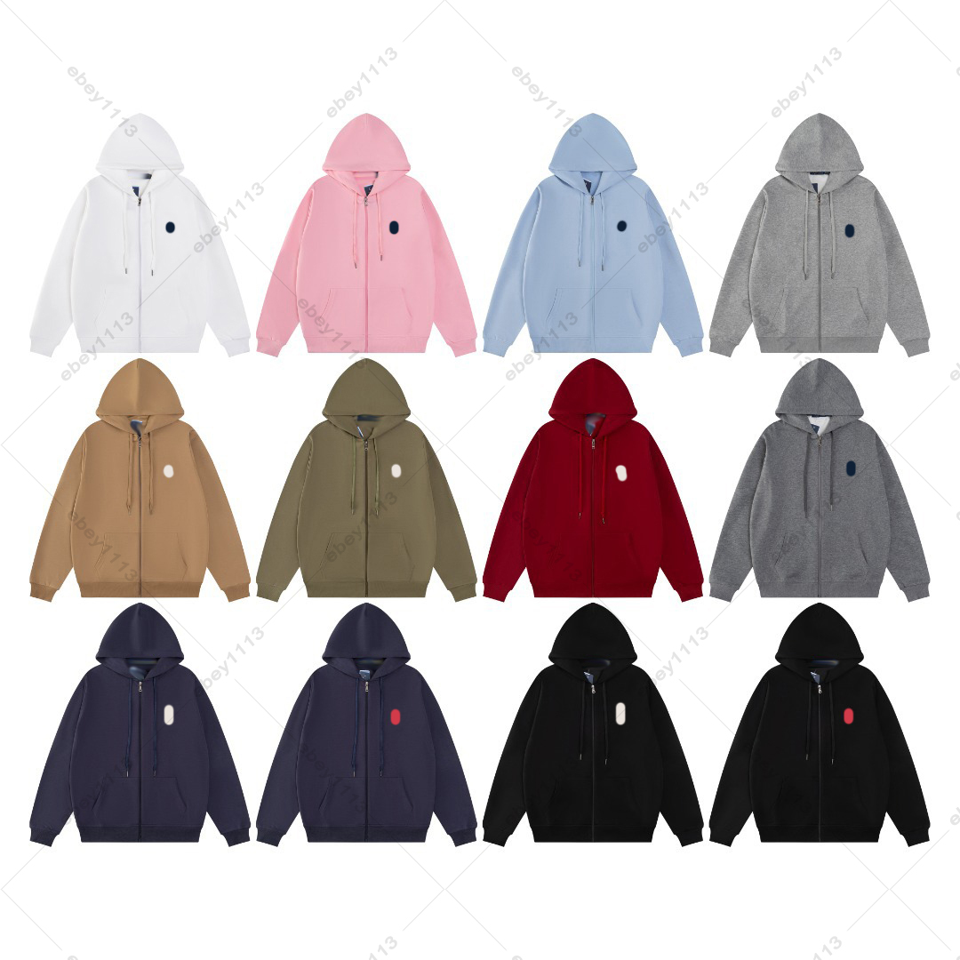 Mens designer hoodies pullover zipper polo hoodie classic embroidery autumn and winter vintage sweater hoodie