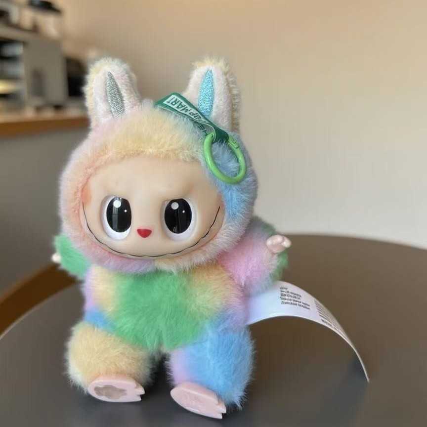 Stay Cute Labubu 4.0 Vinyl Face Figurine Macaron Fourth Generation Plush Toy Doll Toy L250821