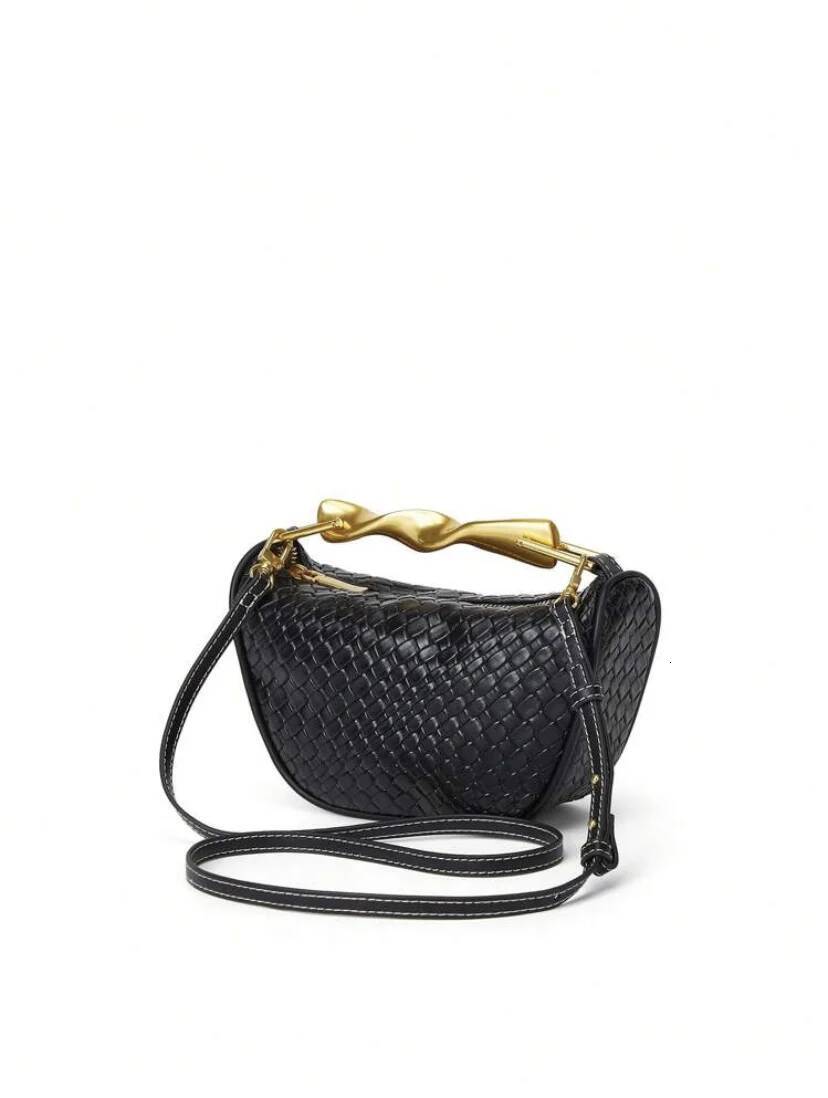 Autumn New Women s Crossbody Beach Vacation Straw Woven Bucket Casual Handbag Crossbody Autumn New Designer Grass Shoulder Women s Shoulder