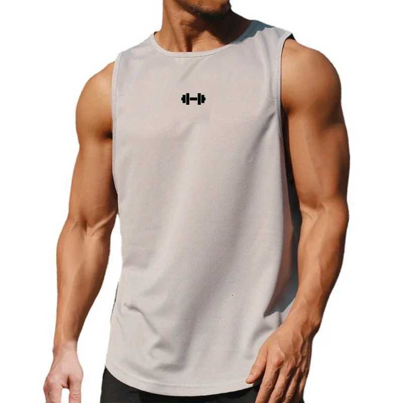 Mens Quick Dry Gym Clothes Indoor Exercise and Fitness Printed Vest 6 Colors To Choose X250821