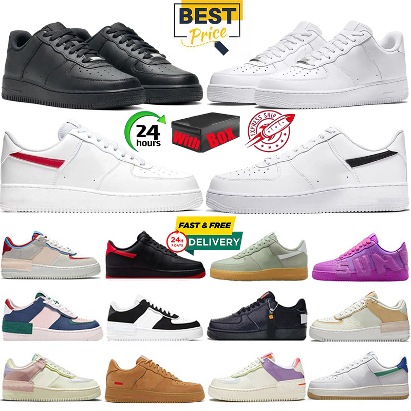 with box Designer shoes Casual Shoes Men Women sport shoes sneakers black white red brown one Solid Athleisure Classic Leather Outdoors Daily Outfit eur 36-45