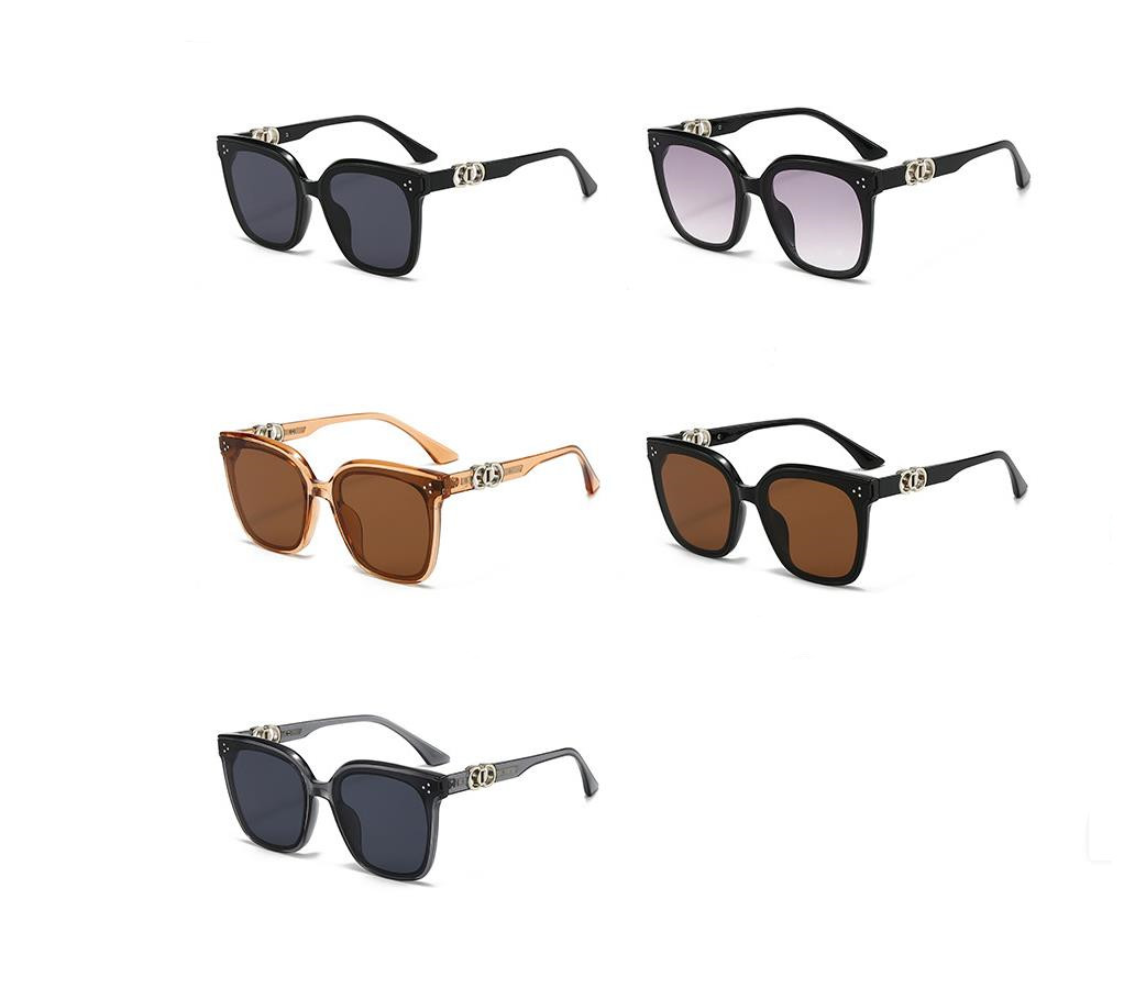 Designer Sunglasses For Women Men Round Frame Sunglasses Fashion Classic Sunglasses Luxury Polarized Goggle Pilot PC Frame Oversized UV400 Eyewear KP8