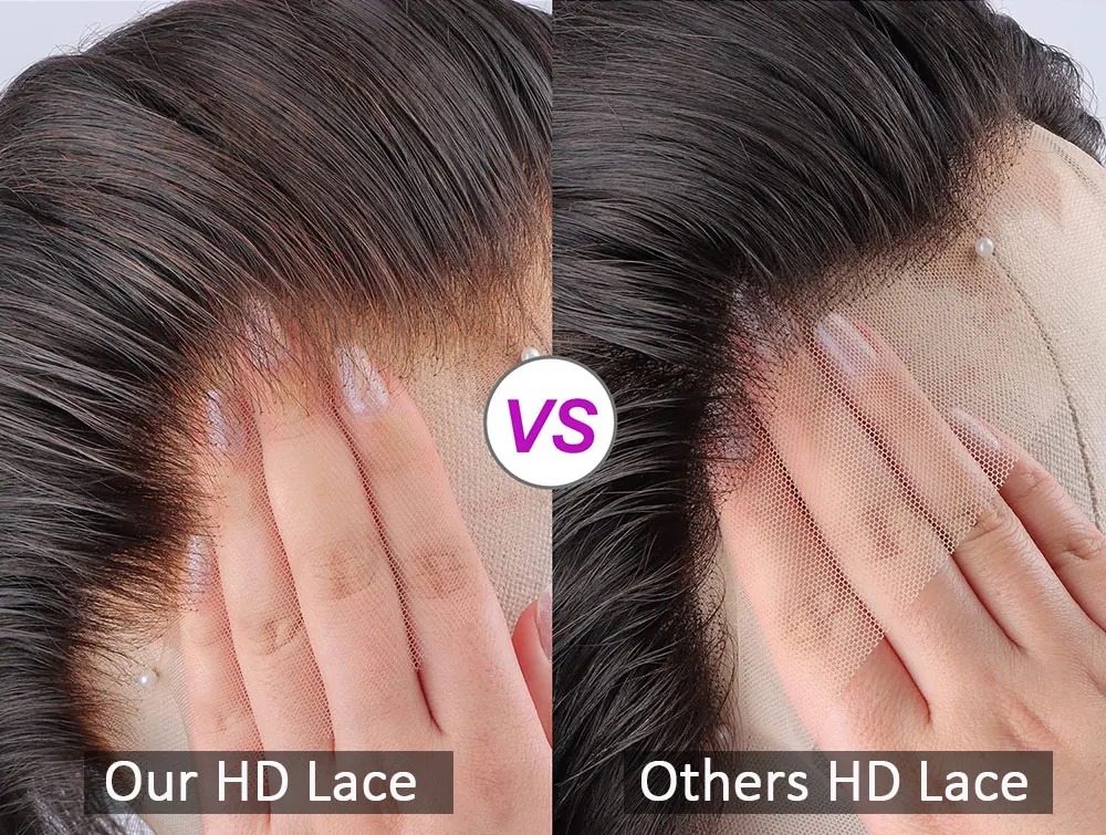 Hidden Invisible Strap 360 Full Hd Lace Glueless Wig Straight Chocolate Brown Hd Transparent Lace 30 Inch Lace Front Wigs Human Hair Pre-Cut 360 Front