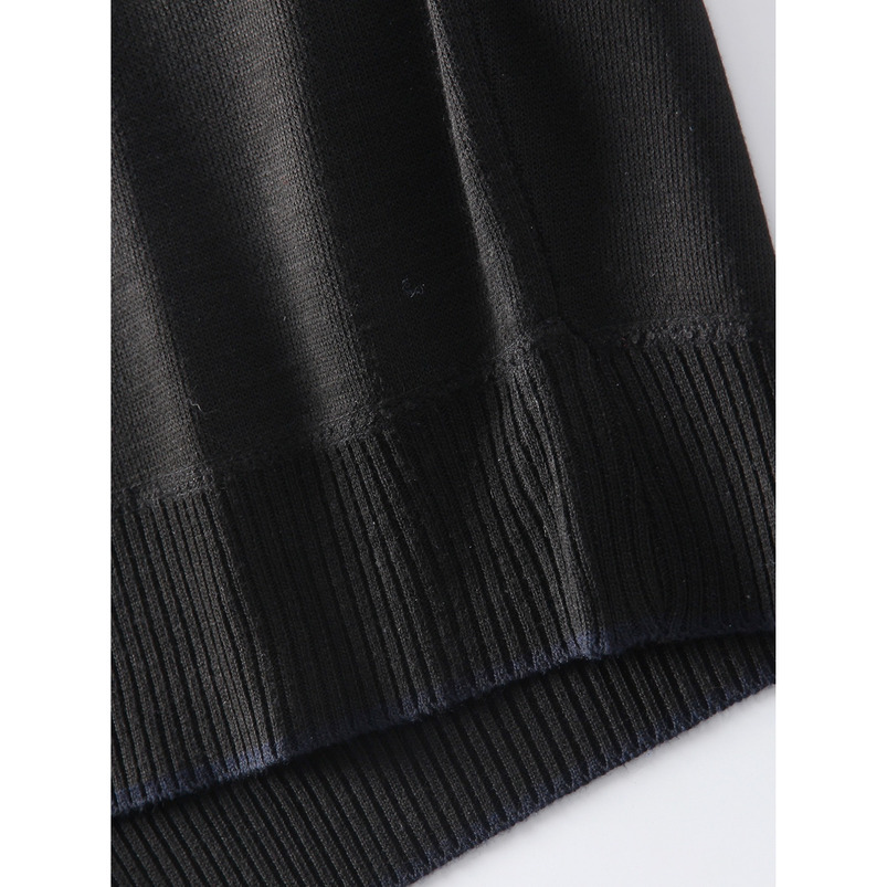 Autumn Long Sleeve Men's Youth Casual Sweater Zipper Collar Winter Knitted Base Shirt Warm Inner Wear