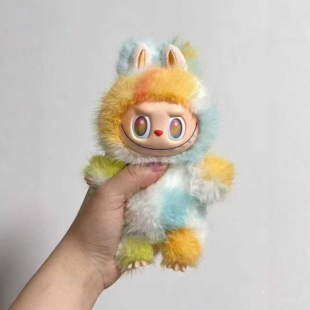 Labubu Third Generation Plush Doll Tie-Dye High-Quality Large Size Trendy Blind Box Bag Pendant L250821