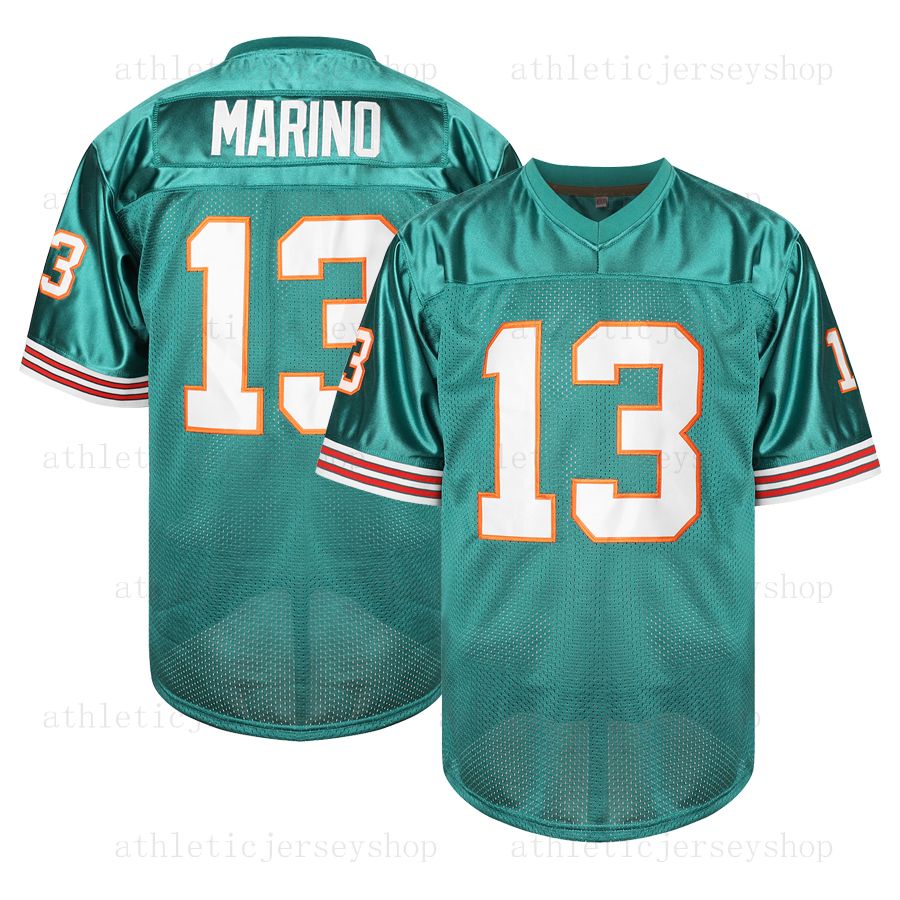 13 Marino Football Jersey Tagovailoa Hill Waddle Custom any name any number Men stitched3