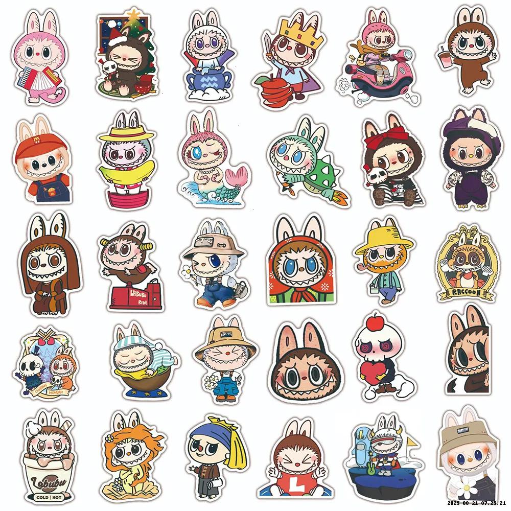 Labubu DIY Craft Kit: Premium Quality Water Resistant Decoration Sticker Sheets with Multiple Uses & Designs-3tx