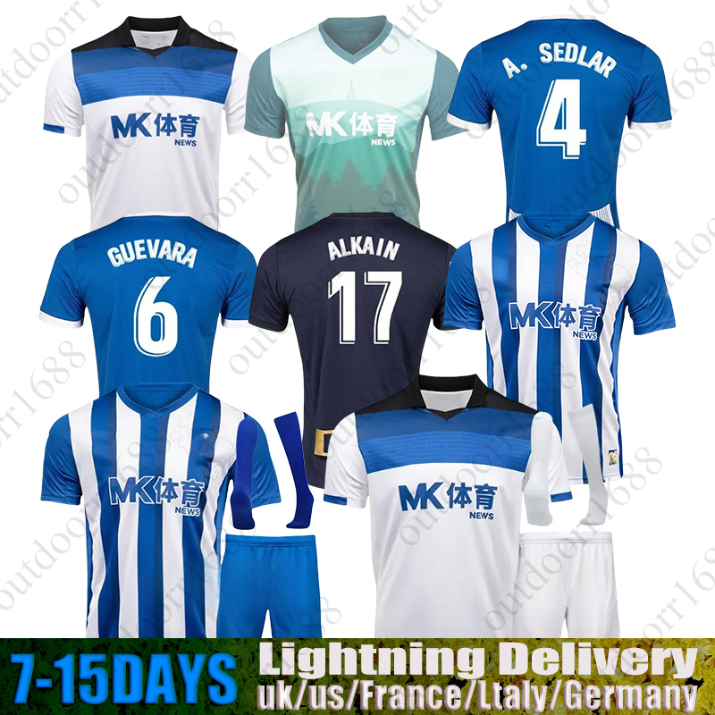 25 26 Deportivo Alaves Soccer Jersey Guevara Blanco Villalibre Conechny Alkain Shirt 25 26 Football Shirt Men Kids Kit Uniforme