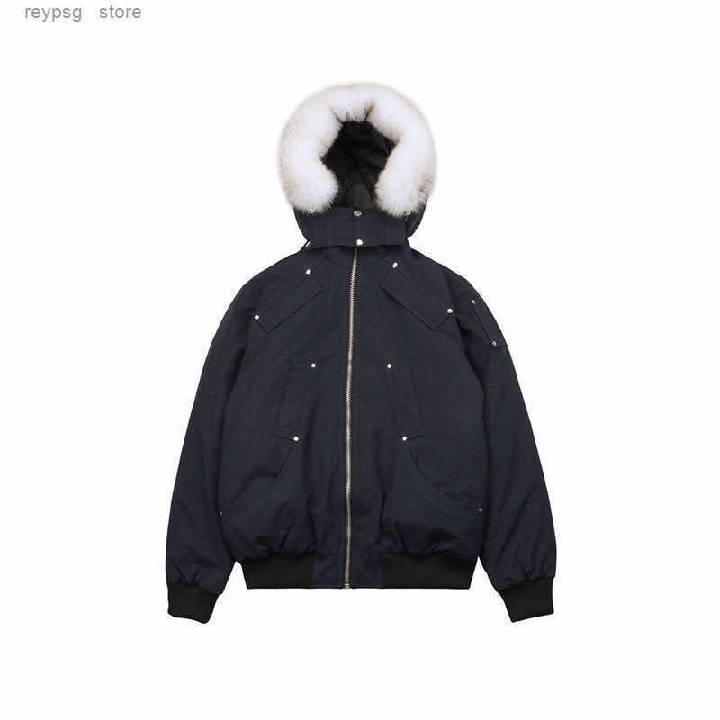 Duck Down Jacket Fur Hooded Parka Coat Mens Winter Waterproof White Duck Coat Cloak Fashion Unisex Moose Casual Warm Coat Z250821 Z250918