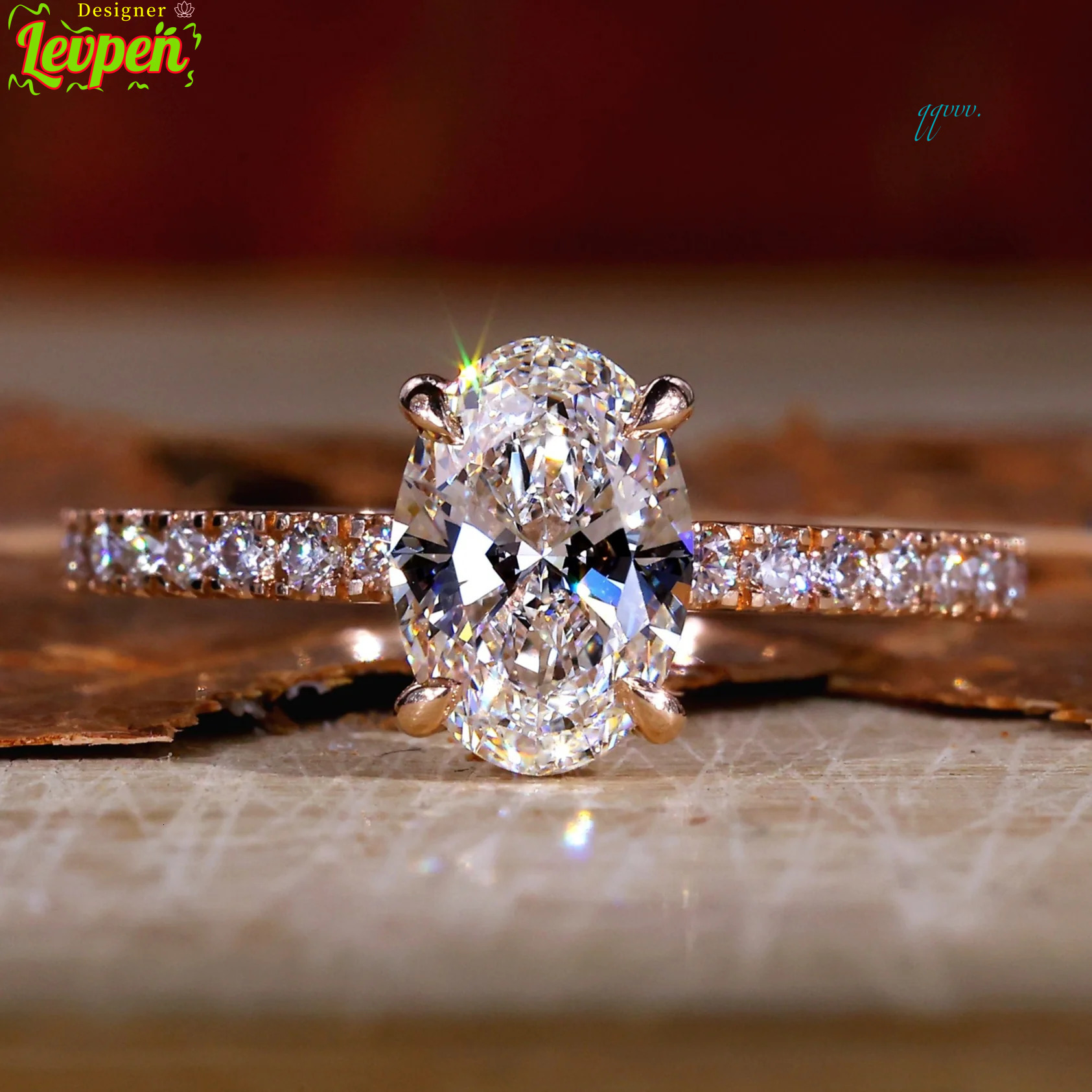 CVD IGI HPHT GIA Certified Lab Grown Oval Cut Diamond 3 Carats 18K 14K Real Gold Jewelry Engagement Wedding Ring for Women Man OACOCA