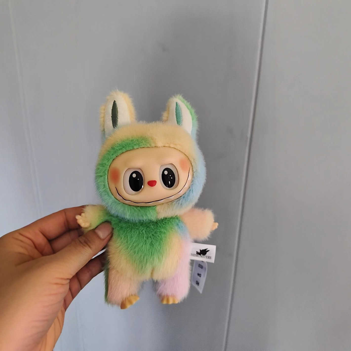 Ugly Cute Labubu 4th/6th Generation Macaron Color Tie-Dye Vinyl Face Blind Box Plush Toy Pendant L250821