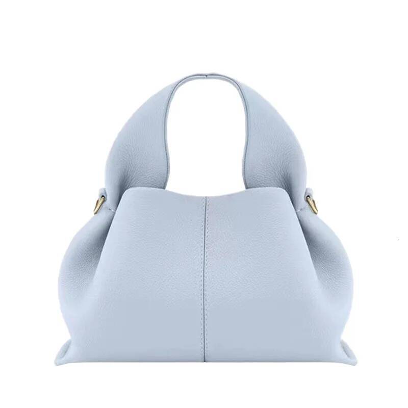 Ladies Crossbody Bag Autumn New Cloud Style Bag Genuine Leather Light Luxury French Dumpling Bag Retro Handbag Autumn New Designer Bag Ladies Shoulder