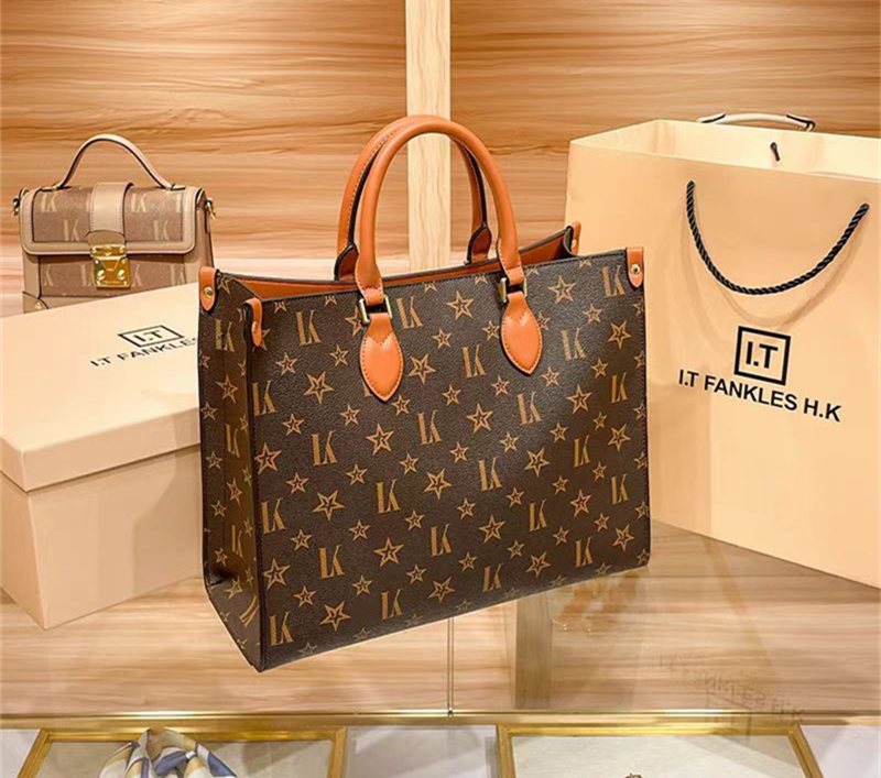 LORDLY KNACK designer bag light luxury genuine leather casual tote bag high-quality vintage large capacity handbag for woman