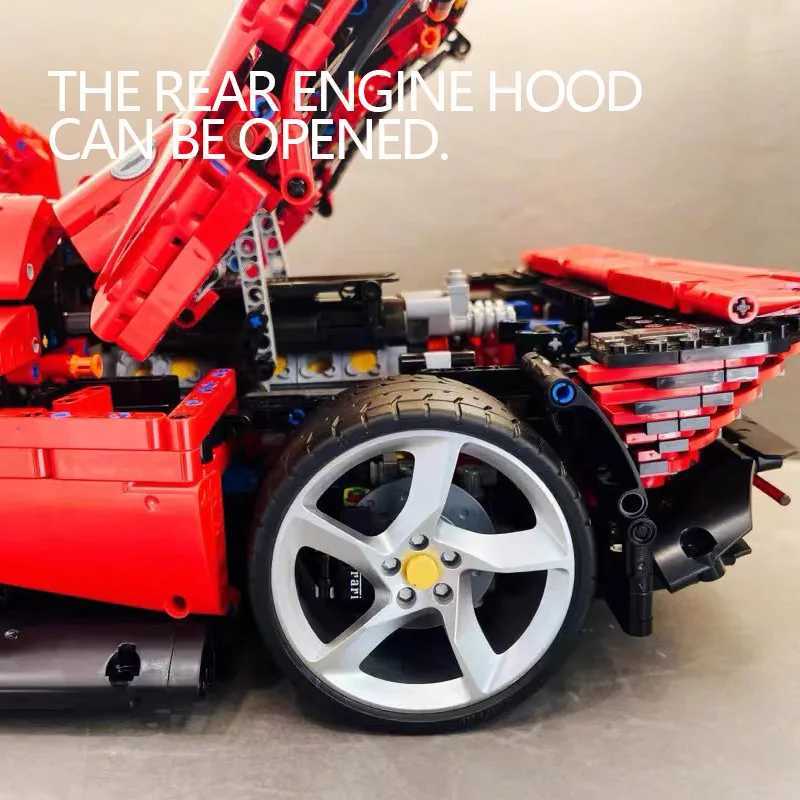 3778 pieces Super Sport Car building blocks 1 8 Moc Technical model SP3 Hyper car toy enjoyed by boys assembly kits as gifts Z250821