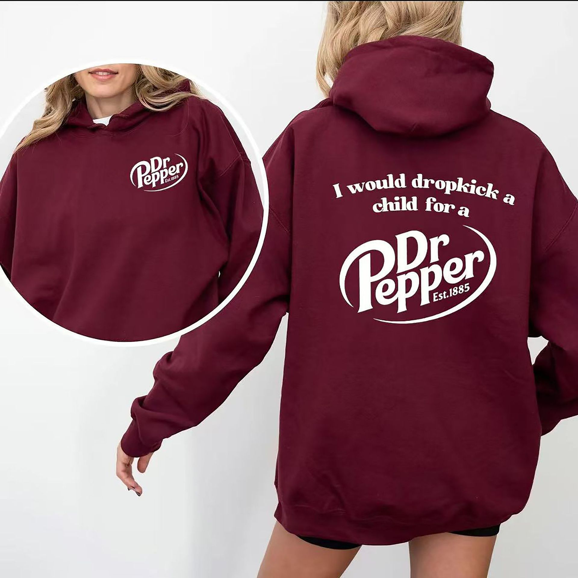 American loose hooded sweater pullover for men and women with the same letter printing hoodie casual all-match jacket