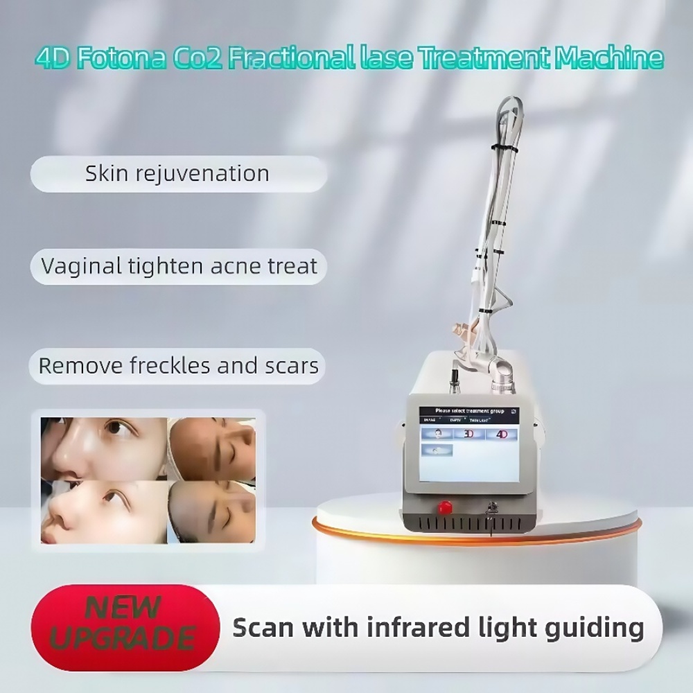 2025 Portable CO2 Fractional Laser Machine Professional Equipment 4D Fotona Mini Skin Firming Carbon Peel for Stretch Marks