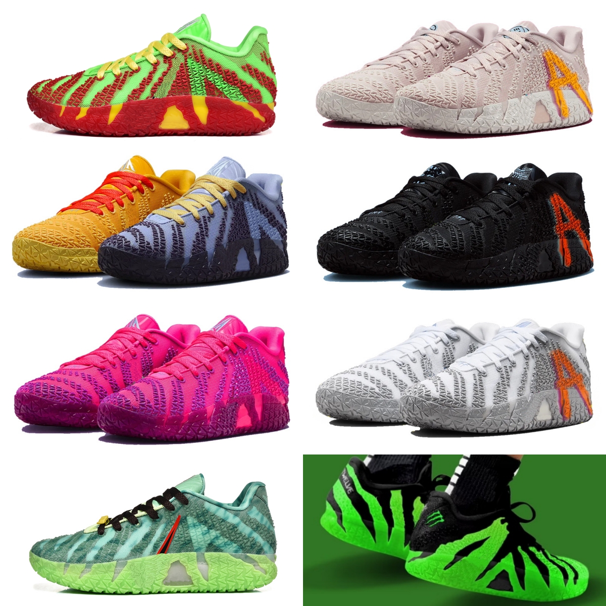 Pink Ja 3 Price of Admission Zombie EYBL Grade school men women Basketball Shoes for sale NY black A Light Show Sport Shoe Sneakers top quality US4-US12