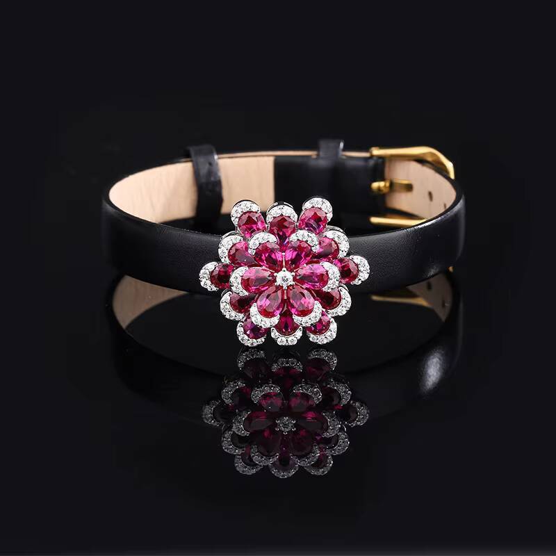 S925 Sterling Silver Fashion Classic Luxury High End Jewelry Original Design Grey Bead Womens Jewelry Set Wholesale