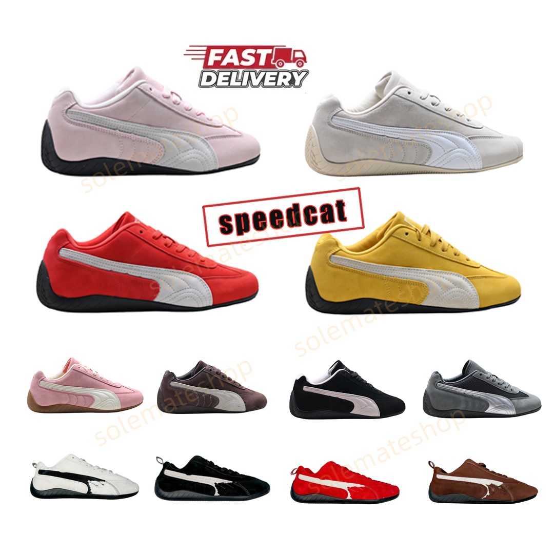 Designer Shoes Outdoor Sports trainers Casual Platform Sneakers Speed cats Men Women Flat White Black Light Blue Grey Matte Silver Archive Gold Men Women size 36-45