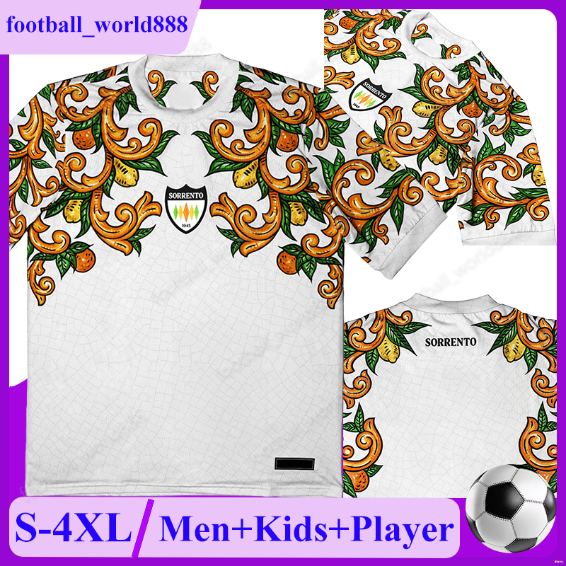 2025 Sorrento Calcio 25 26 Soccer Jerseys RUSSO GUARRACINO Football Shirts PLESCIA BOLSIUS football kits TONNI ESPOSITO.M maglia da calcio Men Kids Kit Socks Sets