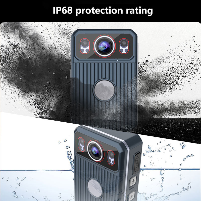 Portable Body Worn Camera with GPS Beidou Dual-mode Positioning WiFi 6 IP68 Ultra-long Battery Life for Service Industry Logistics Manufacturing Indus