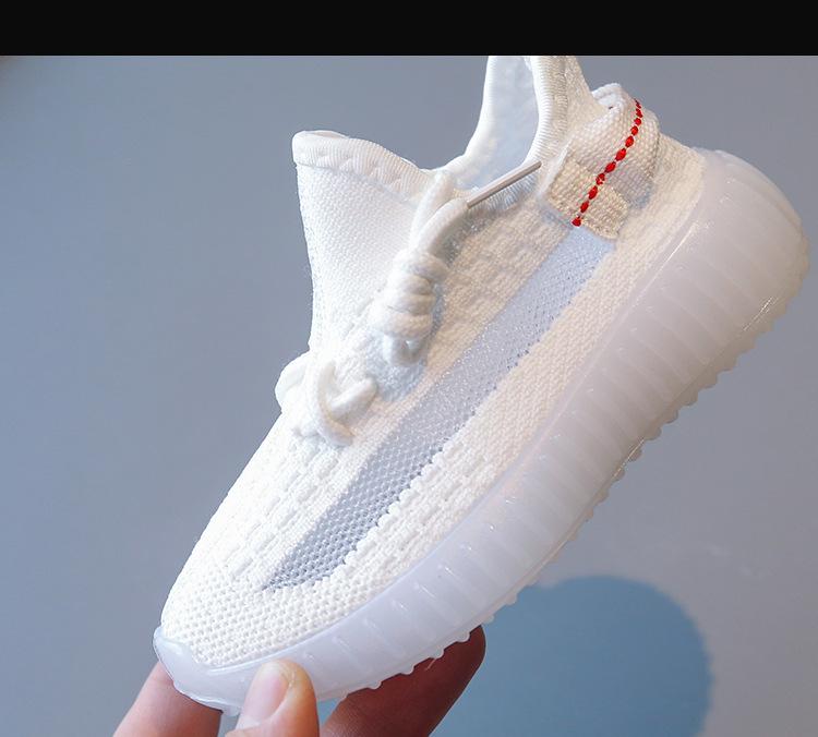 New Spring Baby Toddler Shoes Soft Breathable Knitting Infant Sneaker Light Non-Slip Boy Girl Walkers Shoes Size 21-32